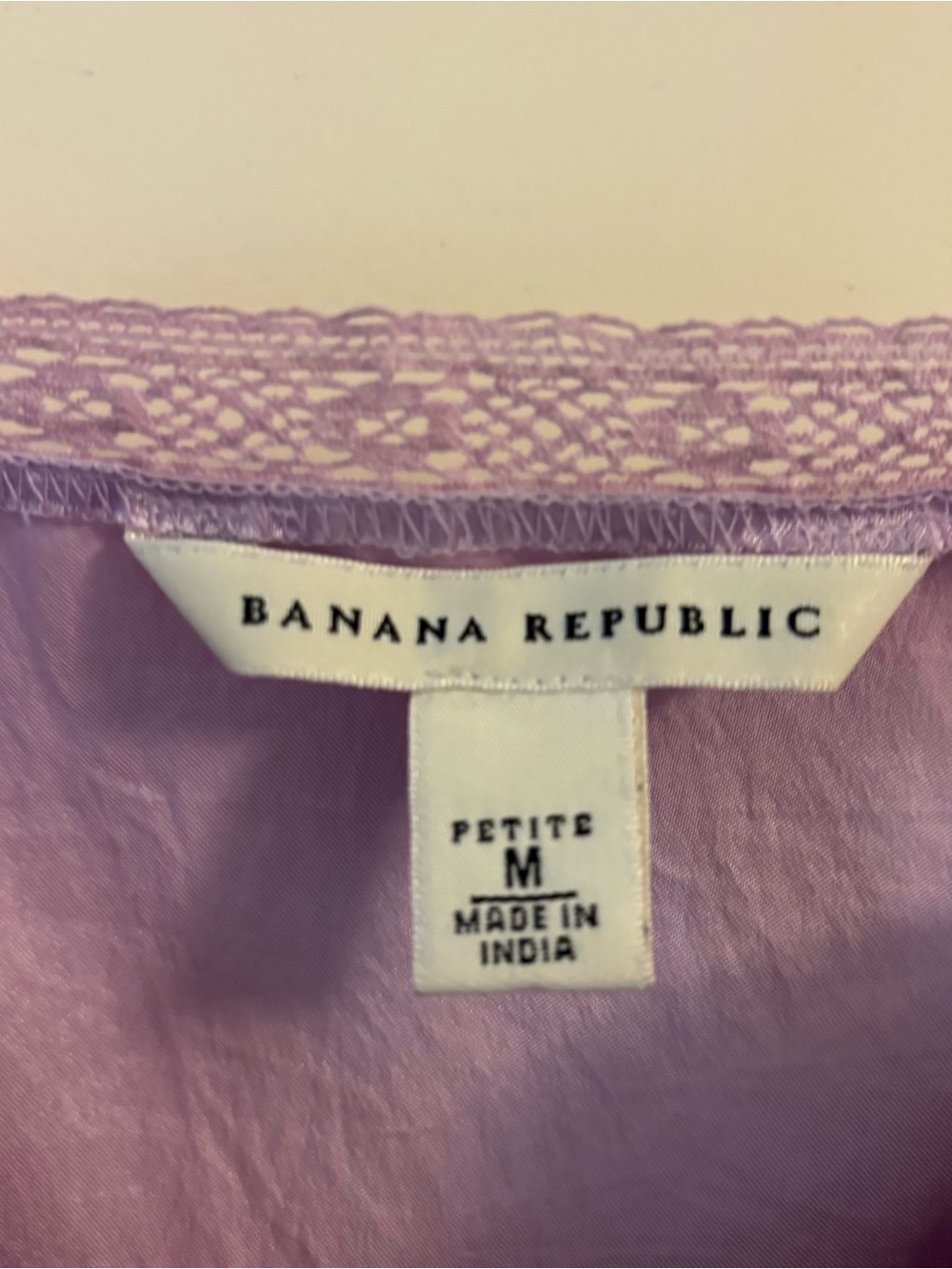 VTG Banana Republic Lavender Lace-Trim Camisole - Picture 5 of 8